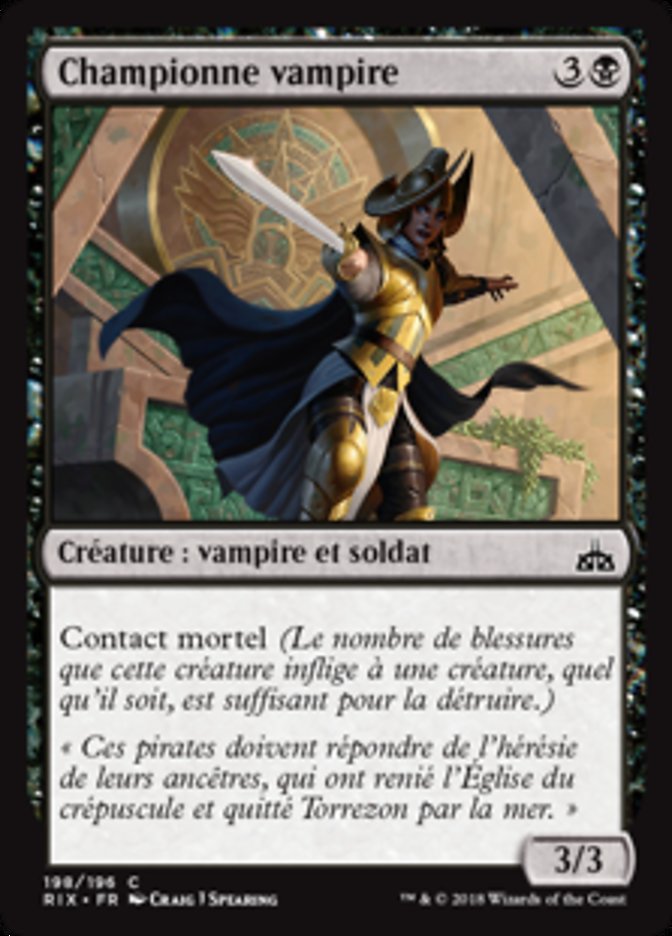 image Championne vampire