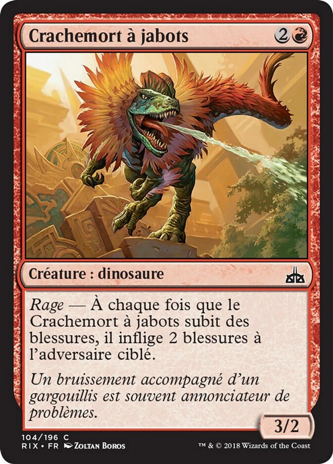image Crachemort à jabots