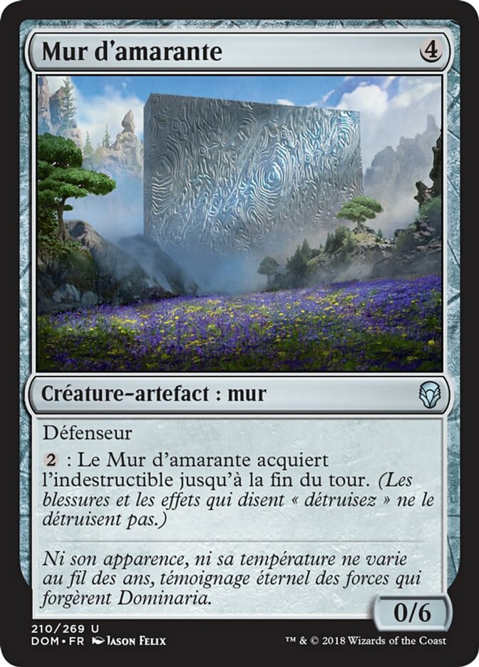 image Mur d'amarante