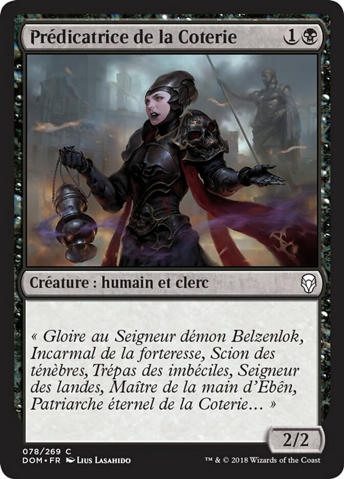 image Prédicatrice de la Coterie