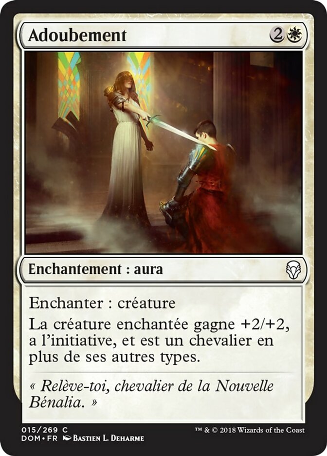 image Adoubement
