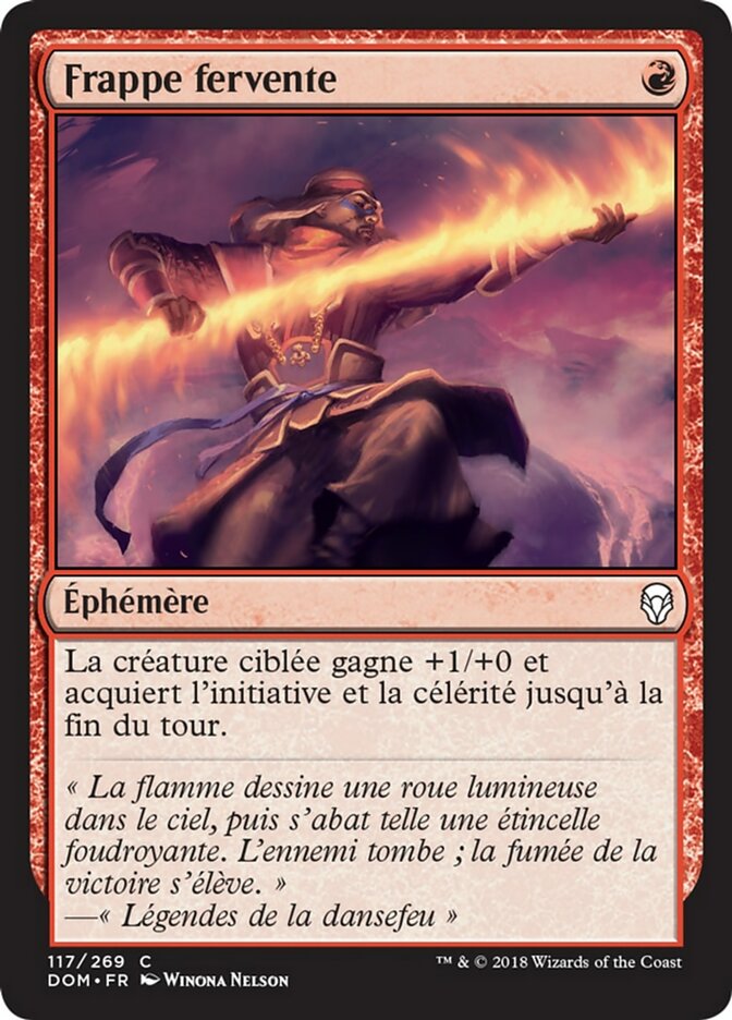image Frappe fervente