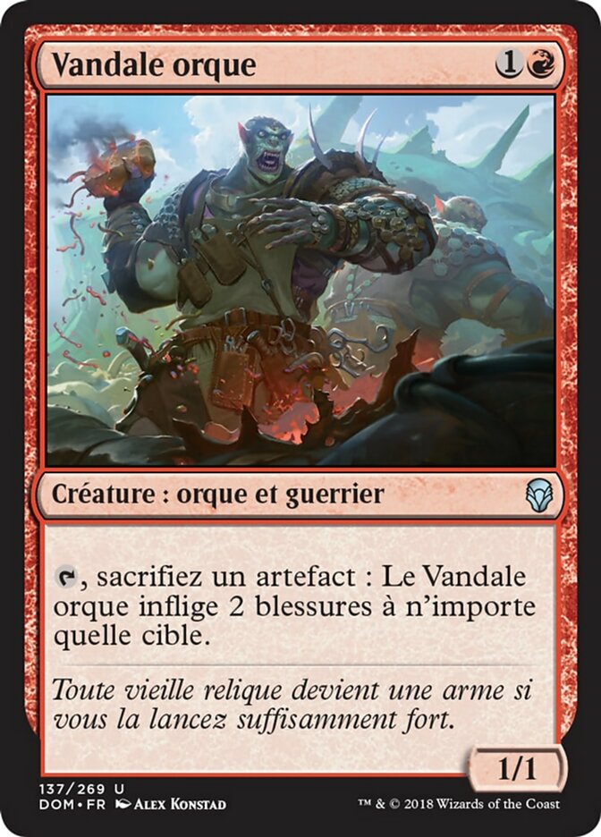 image Vandale orque