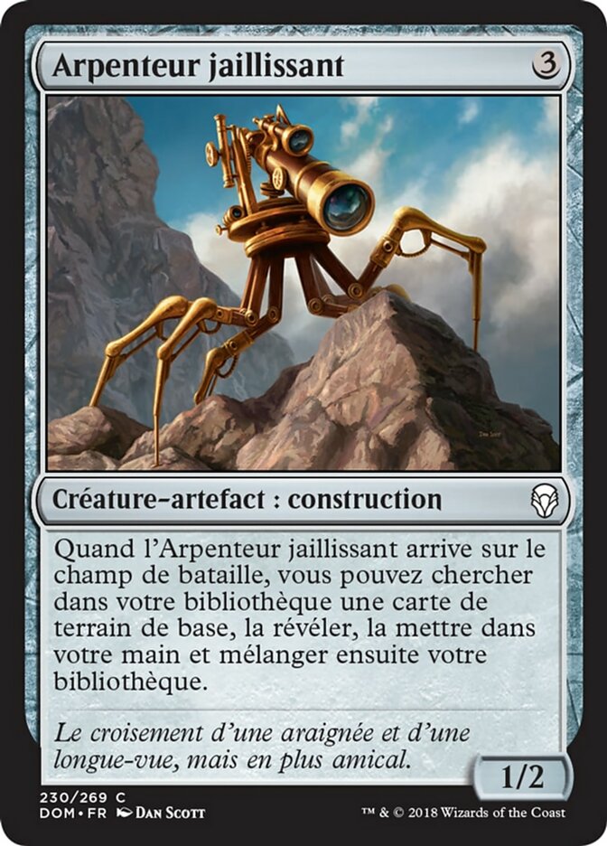image Arpenteur jaillissant