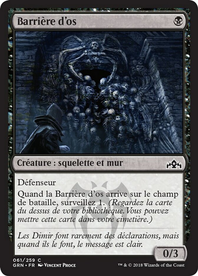 image Barrière d'os