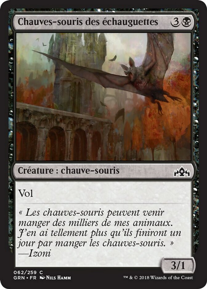 image Chauves-souris des échauguettes