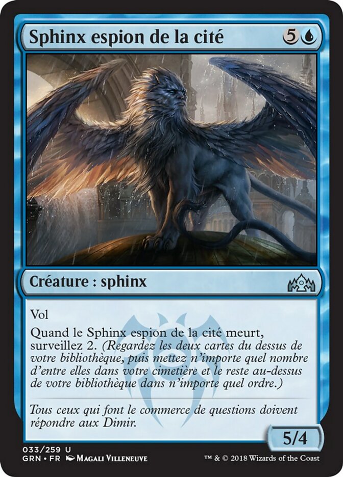 image Sphinx espion de la cité