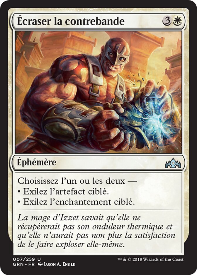 image Écraser la contrebande