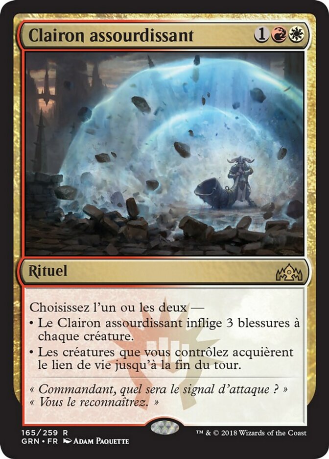 image Clairon assourdissant