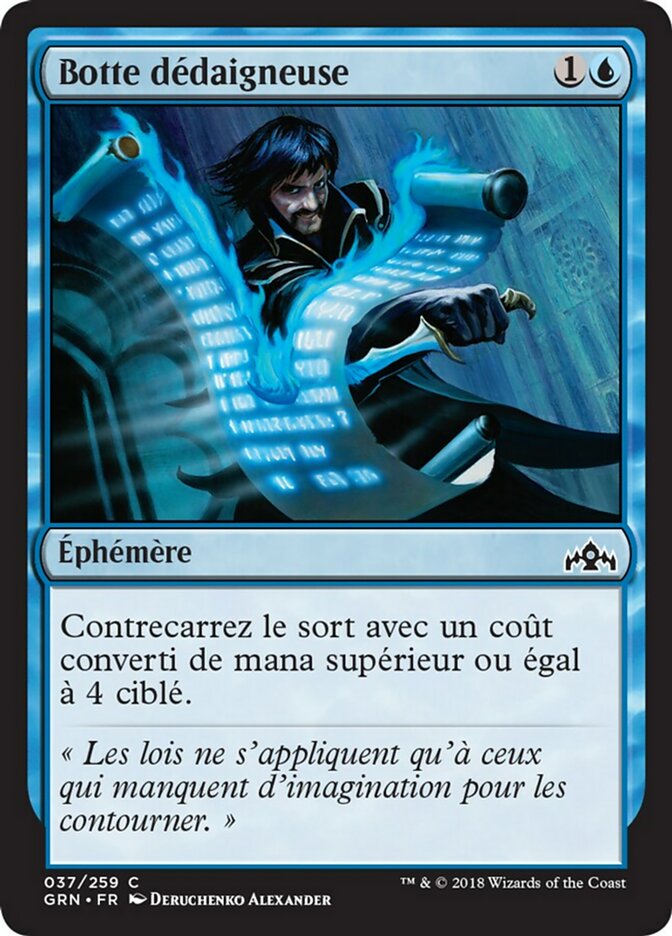 image Botte dédaigneuse