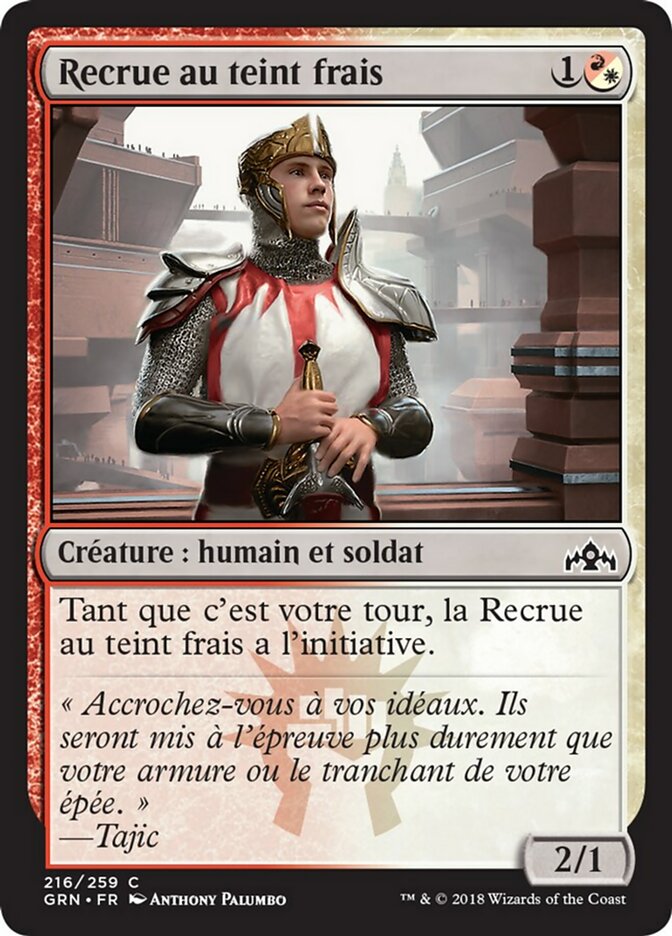 image Recrue au teint frais