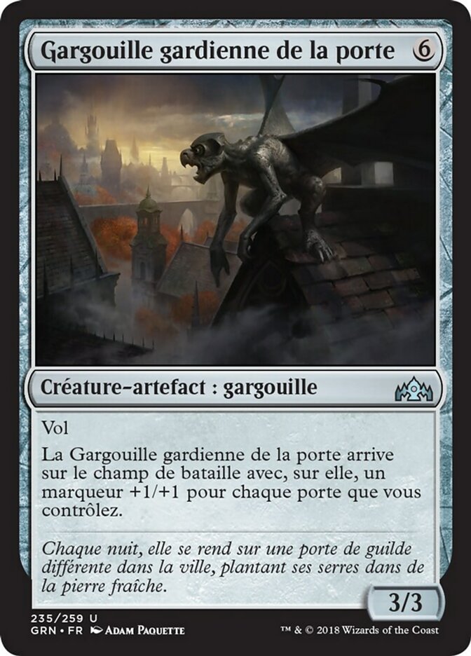 image Gargouille gardienne de la porte