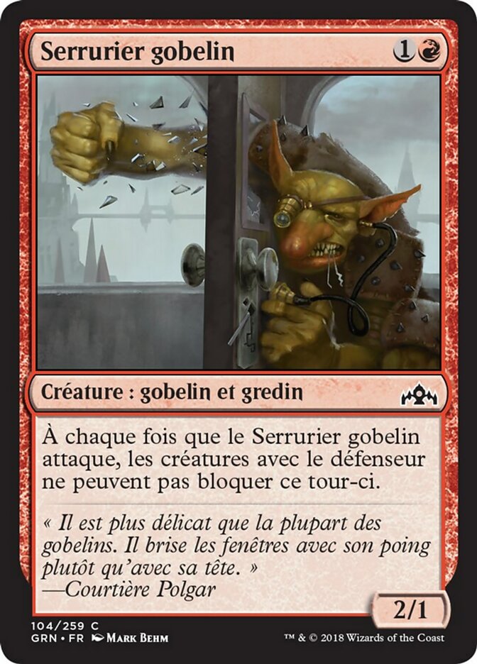 image Serrurier gobelin
