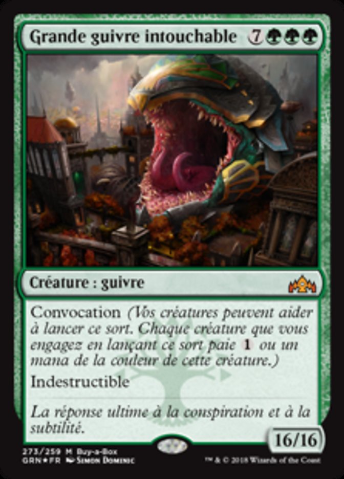 image Grande guivre intouchable