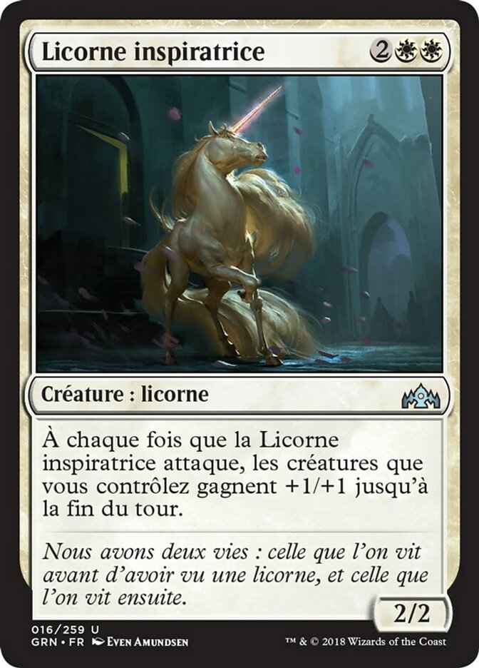 image Licorne inspiratrice