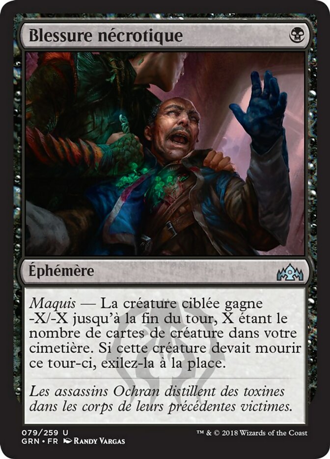 image Blessure nécrotique