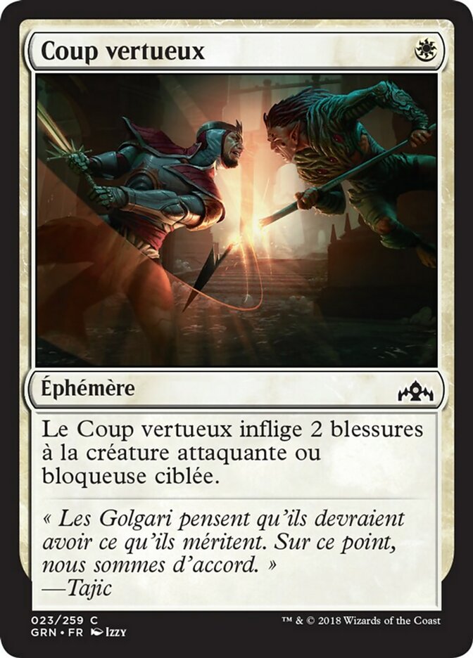 image Coup vertueux