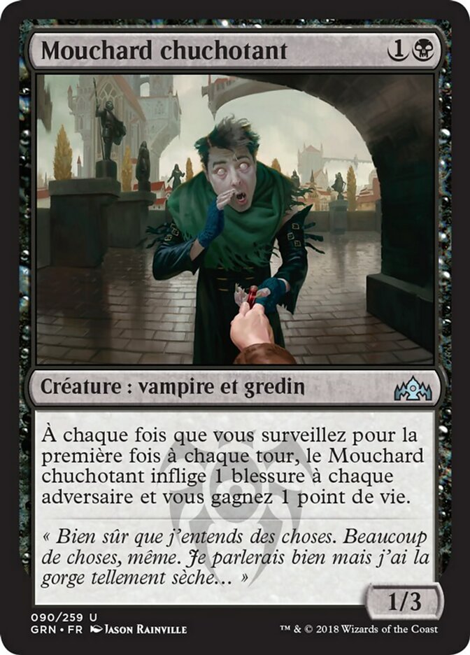 image Mouchard chuchotant