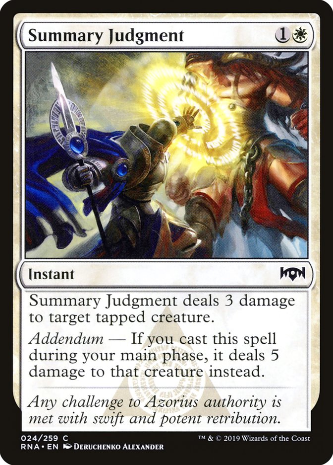 image Summary Judgment