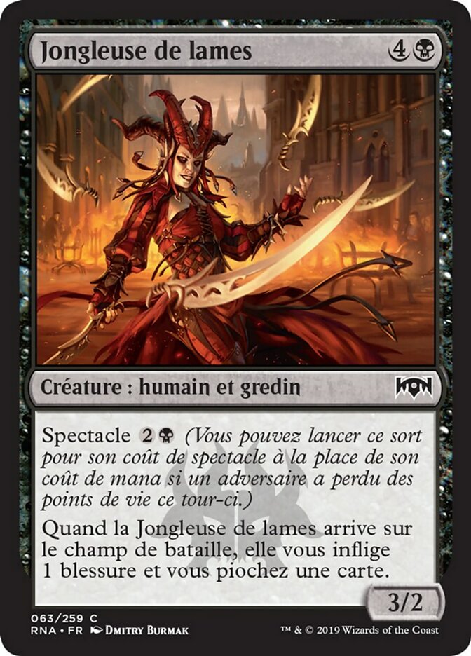 image Jongleuse de lames