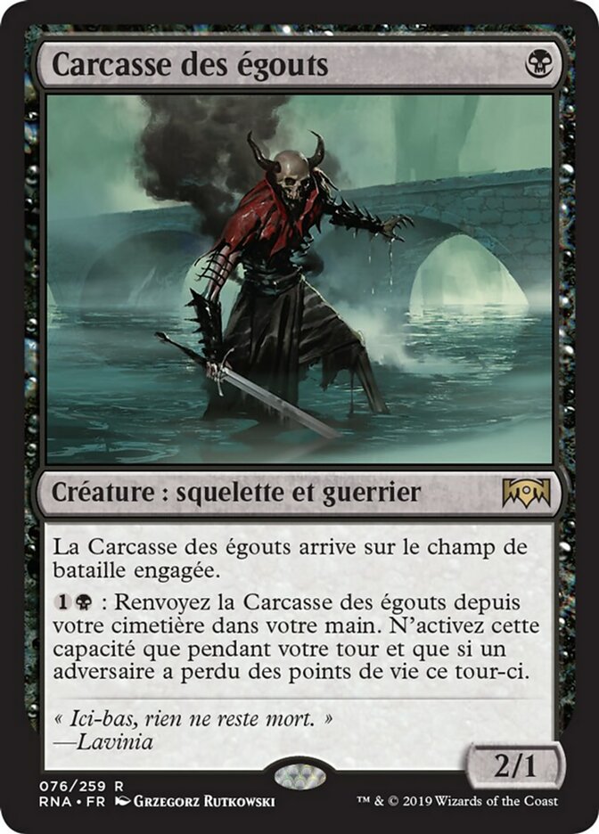 image Carcasse des égouts