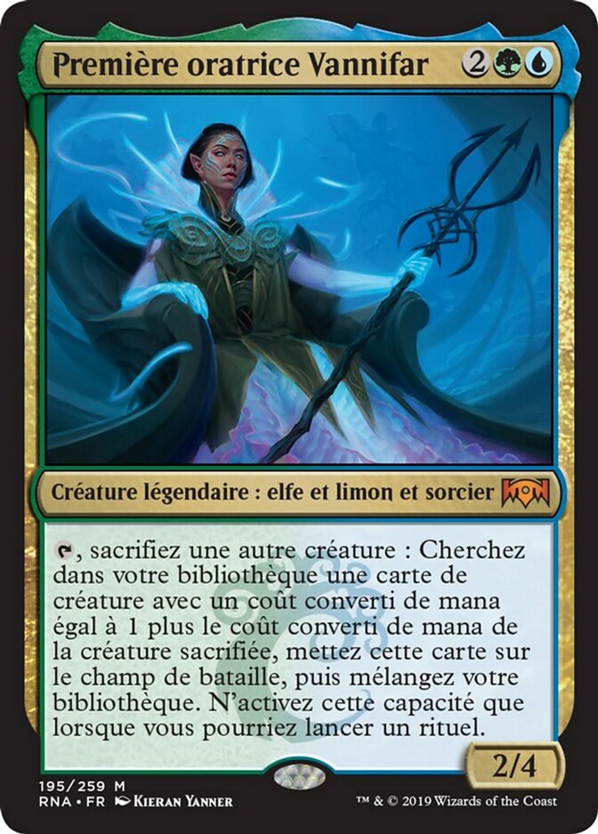 image Première oratrice Vannifar