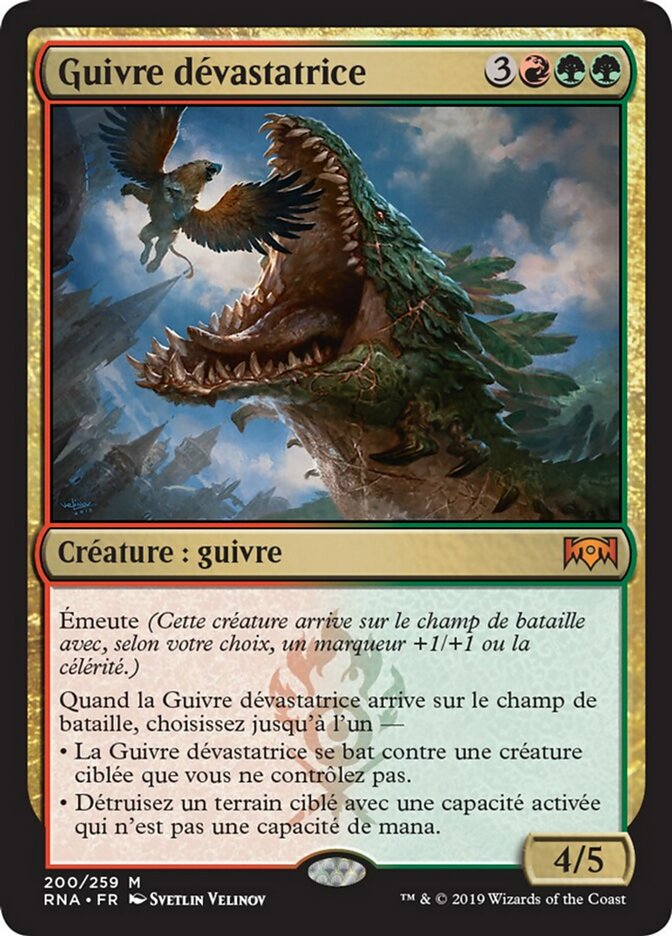 image Guivre dévastatrice