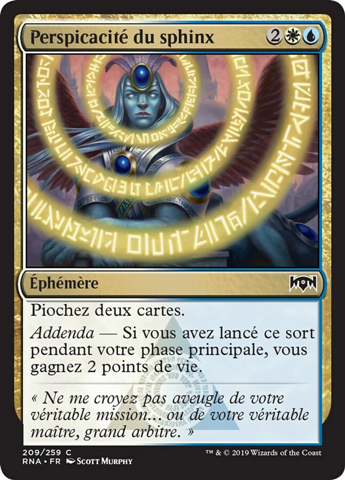 image Perspicacité du sphinx