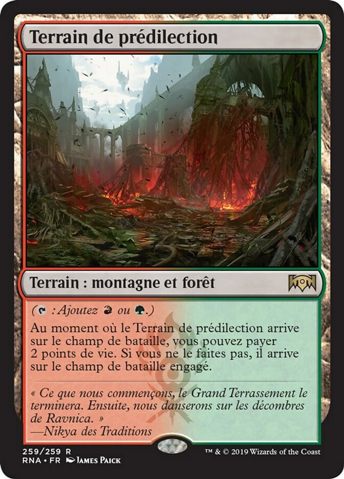 image Terrain de prédilection