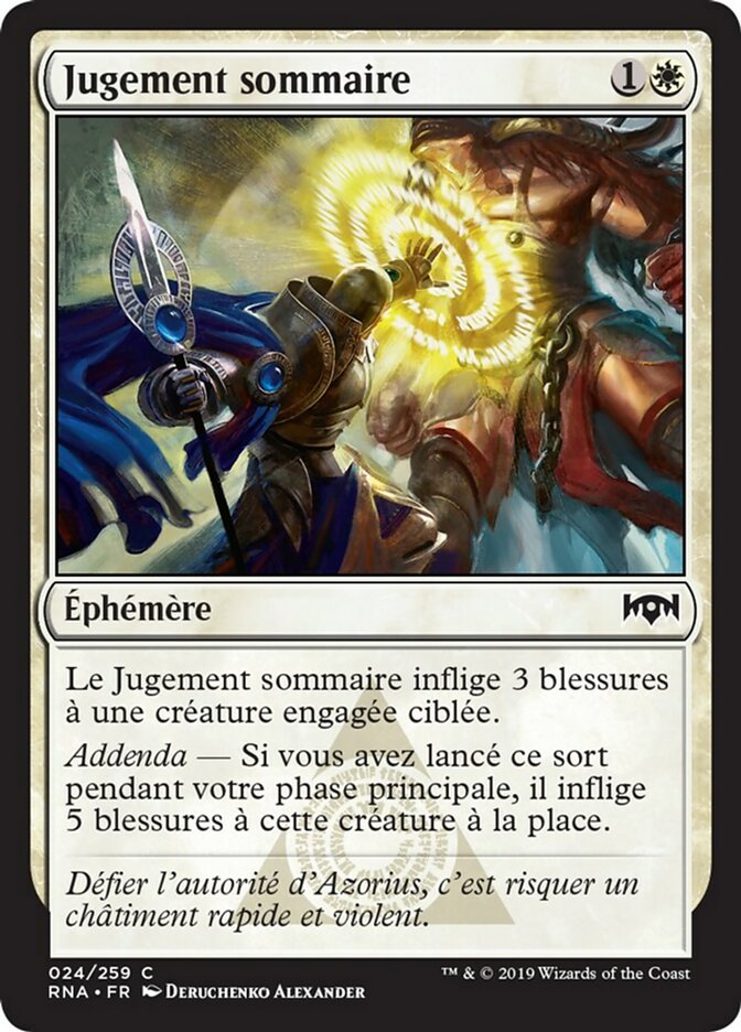 image Jugement sommaire