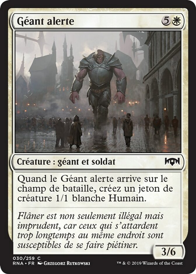 image Géant alerte