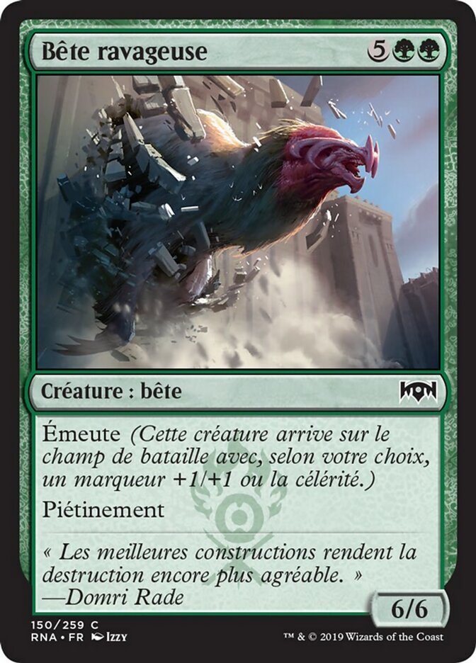 image Bête ravageuse
