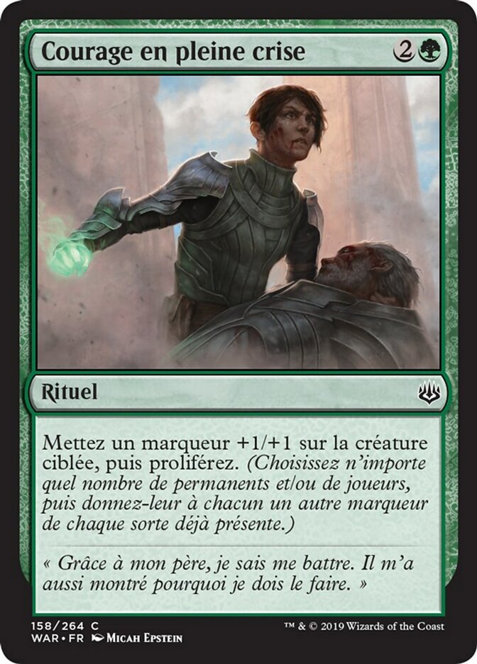 image Courage en pleine crise