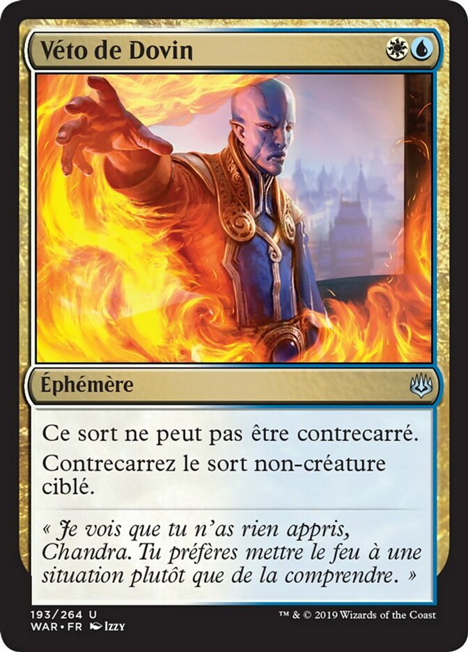 image Véto de Dovin