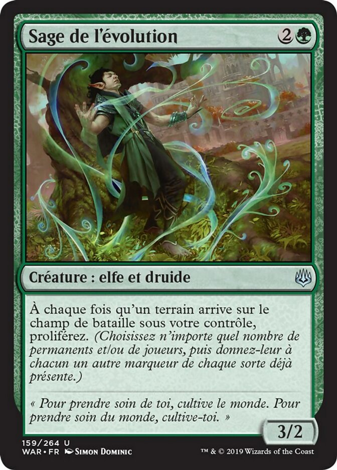 image Sage de l'évolution