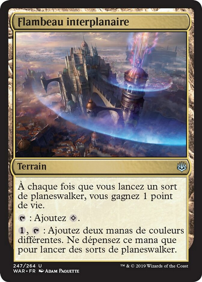 image Flambeau interplanaire