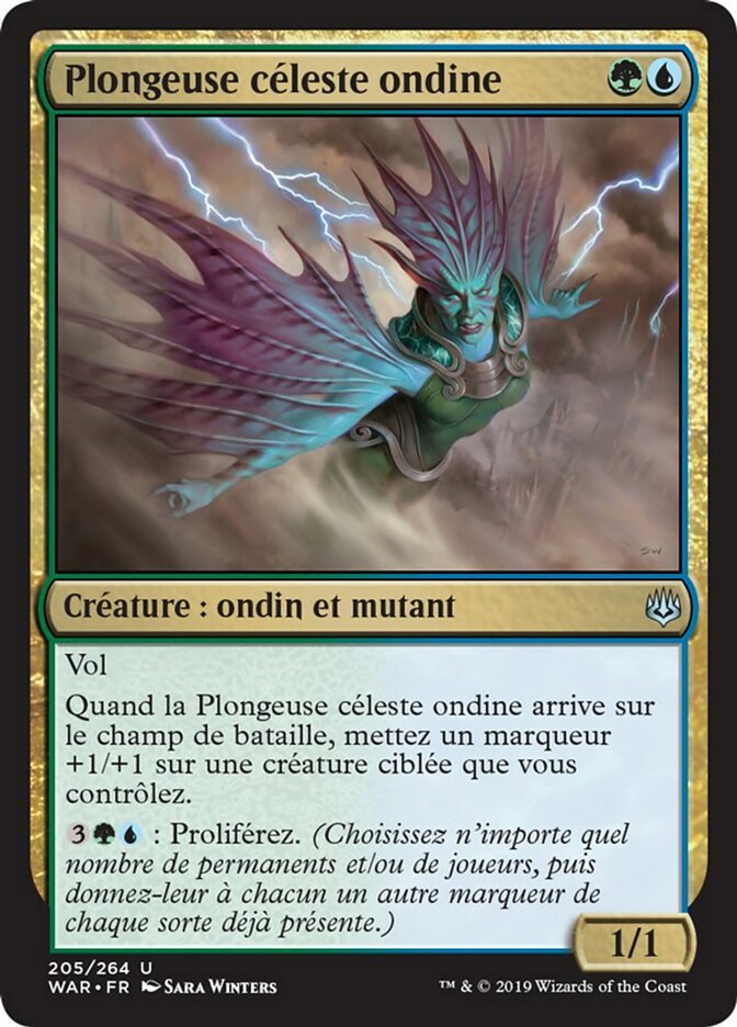 image Plongeuse céleste ondine