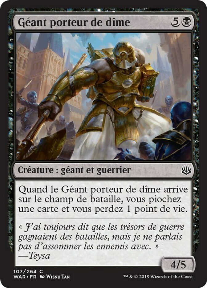 image Géant porteur de dîme