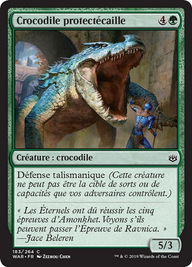 image Crocodile protectécaille