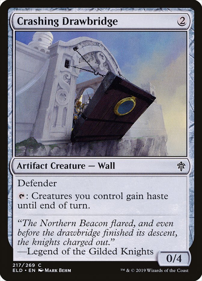 image Crashing Drawbridge