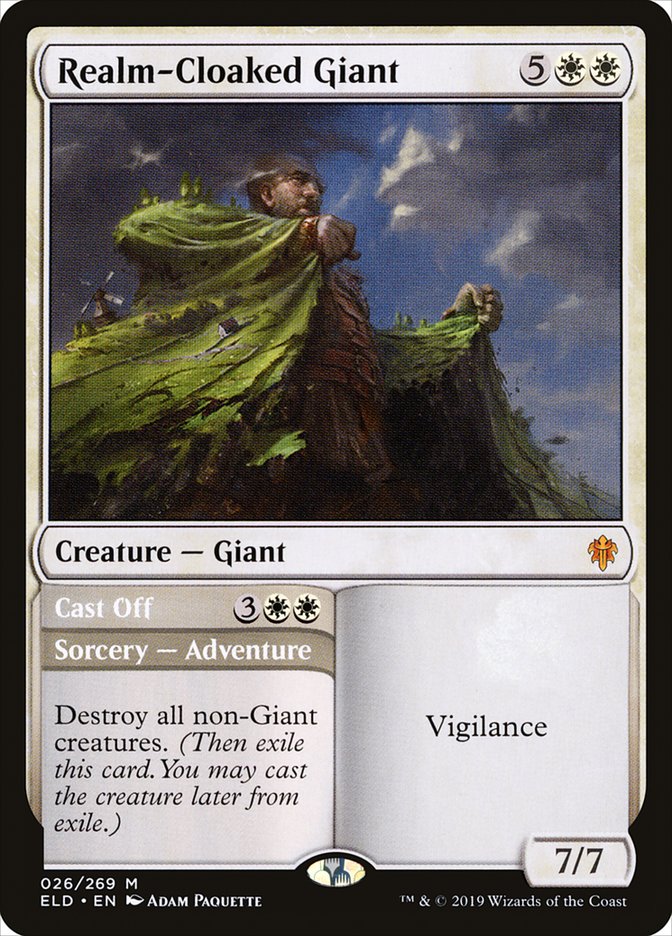 image Realm-Cloaked Giant // Cast Off