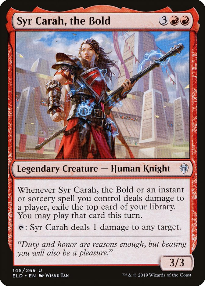 image Syr Carah, the Bold