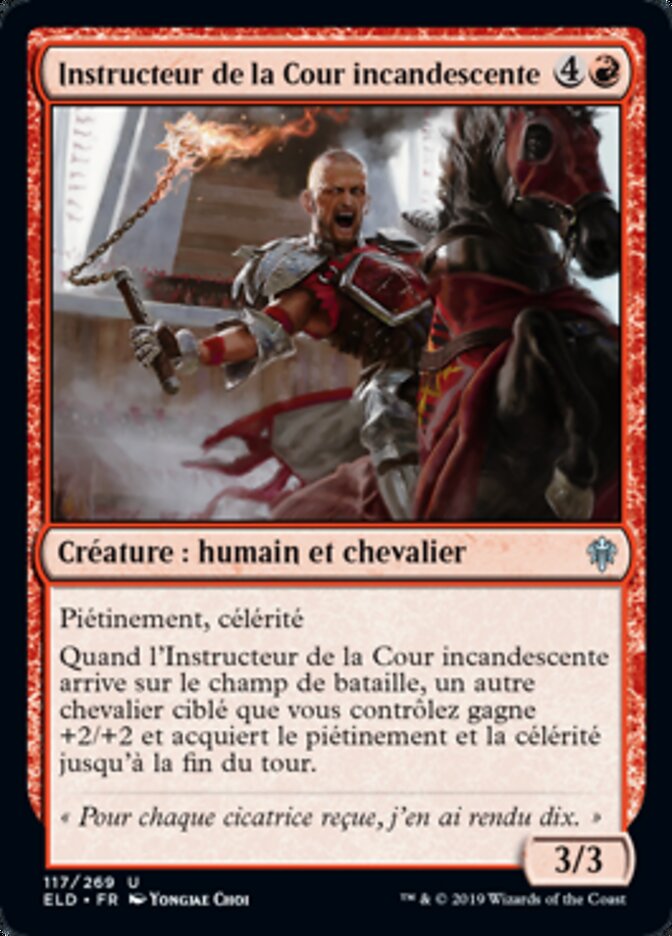 image Instructeur de la Cour incandescente