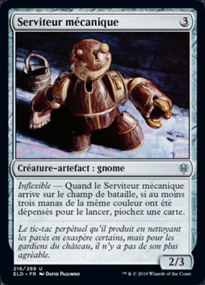 image Serviteur mécanique