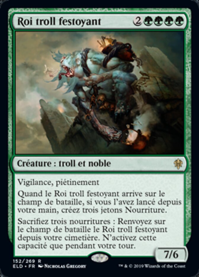 image Roi troll festoyant