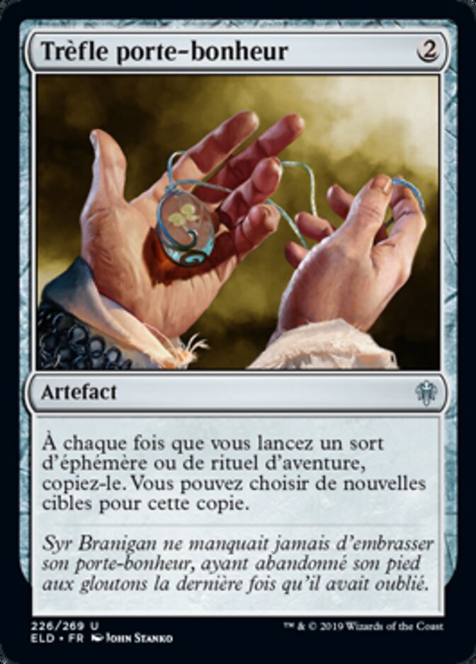 image Trèfle porte-bonheur