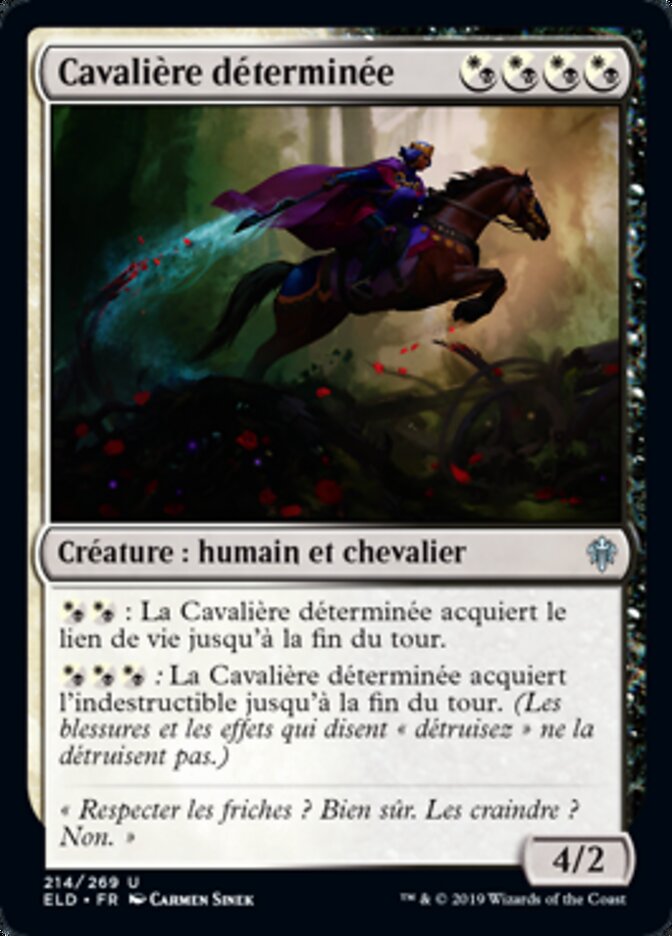 image Cavalière déterminée