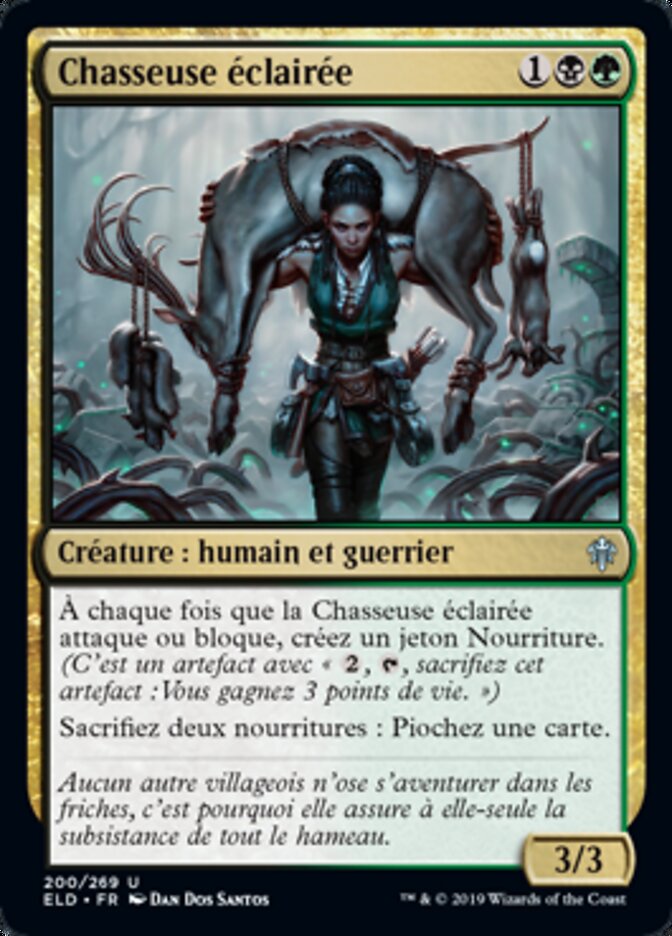 image Chasseuse éclairée