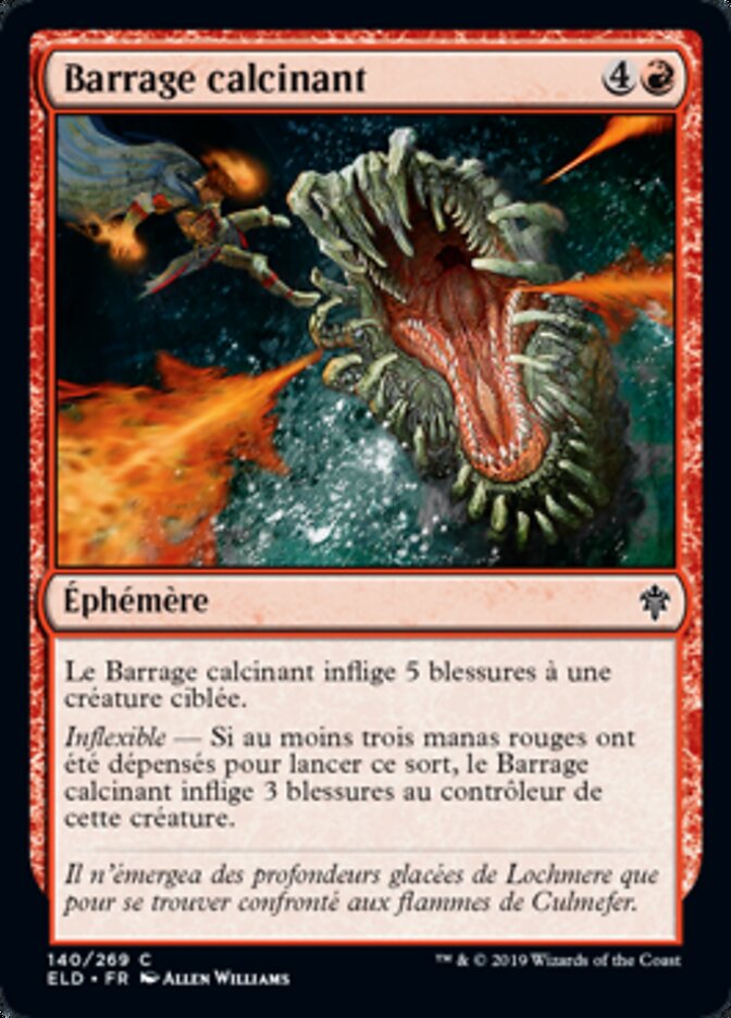 image Barrage calcinant