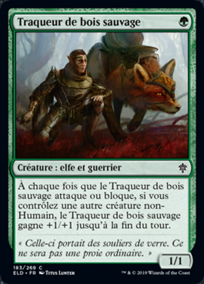 image Traqueur de bois sauvage